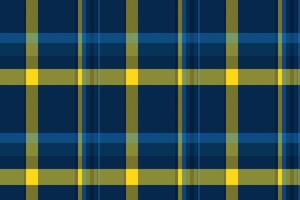 Fabric tartan pattern of textile check texture with a plaid vector seamless background.