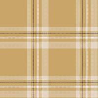 Plaid seamless pattern. Check fabric texture. Vector textile print.