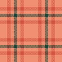 Plaid seamless pattern. Check fabric texture. Vector textile print.