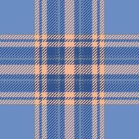 Plaid check pattern. Seamless fabric texture. Tartan textile print. vector