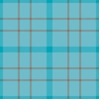 Plaid seamless pattern in blue. Check fabric texture. Vector textile print.