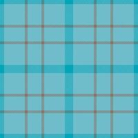 Plaid seamless pattern in blue. Check fabric texture. Vector textile print.