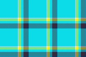 Plaid background, check seamless pattern in blue. Vector fabric texture for textile print, wrapping paper, gift card or wallpaper.