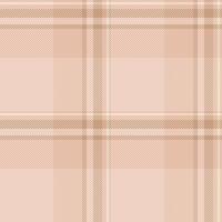 Seamless texture pattern of check plaid fabric with a vector tartan textile background.