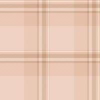 Seamless texture pattern of check plaid fabric with a vector tartan textile background.