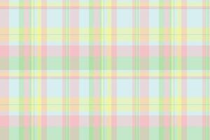 Tartan texture vector of textile fabric pattern with a plaid check background seamless.