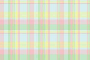 Tartan texture vector of textile fabric pattern with a plaid check background seamless.