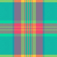 Plaid pattern check of fabric seamless tartan with a background textile texture vector. vector