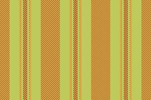 Book textile seamless background, cut out vector fabric vertical. October lines pattern texture stripe in lime and orange colors.