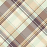 Style texture fabric check, africa vector plaid background. November pattern textile seamless tartan in light and beige colors.