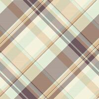 Style texture fabric check, africa vector plaid background. November pattern textile seamless tartan in light and beige colors.