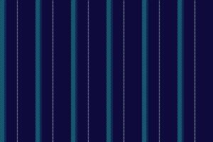 producción vertical textura tela, ropa líneas raya sin costura. realeza textil vector antecedentes modelo en oscuro y tirolita azul verde colores.