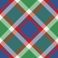Plaid pattern vector. Check fabric texture. Seamless textile design for clothes, paper print. vector
