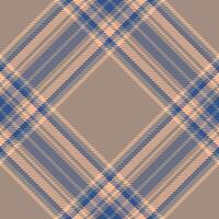 Plaid pattern vector. Check fabric texture. Seamless textile design for clothes, paper print. vector