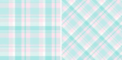 Check plaid tartan of seamless fabric pattern with a textile texture background vector. vector