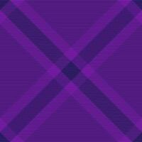 Herringbone check vector background, valentines day fabric tartan pattern. Simplicity textile seamless texture plaid in violet and indigo colors.