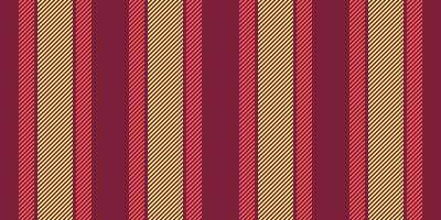 Greeting lines background textile, fancy texture pattern seamless. Japan vector vertical stripe fabric in red and yellow colors.