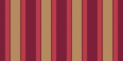 Greeting lines background textile, fancy texture pattern seamless. Japan vector vertical stripe fabric in red and yellow colors.