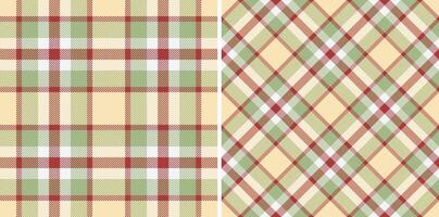Pattern check plaid of tartan vector background with a textile texture seamless fabric.