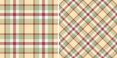 Pattern check plaid of tartan vector background with a textile texture seamless fabric.