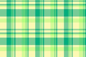 Luxury seamless plaid texture, stylish textile check tartan. Usa vector fabric background pattern in light and teal colors.