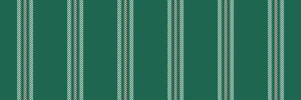 Pretty pattern stripe lines, plain vector seamless textile. Party fabric background texture vertical in teal and white colors.