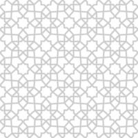 Seamless abstract geometric pattern in Islamic style vector