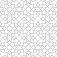 Seamless abstract geometric pattern in Islamic style vector