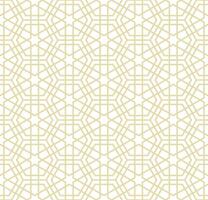 Seamless abstract geometric pattern in Islamic style vector