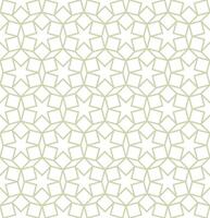 Seamless abstract geometric pattern in Islamic style vector