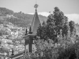 the city of Funchal on Madeira island photo