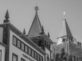 the city of Funchal on Madeira island photo