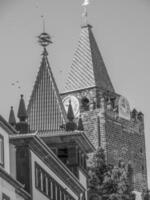 the city of Funchal on Madeira island photo