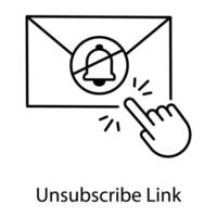 Email Marketing Linear Icon vector