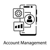 Linear Icon Depicting Customer Services vector