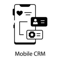 Depicting CRM Models vector