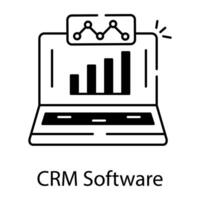 Linear Icon Depicting Customer Services vector