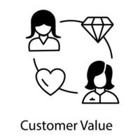 Depicting CRM Models vector