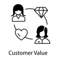 Depicting CRM Models vector