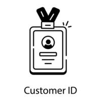 Linear Icon Depicting Customer Services vector