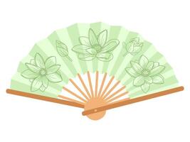 Chinese Fan Decoration Background Illustration vector