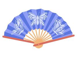 chino ventilador decoración antecedentes ilustración vector