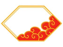 Chinese Frame Background vector