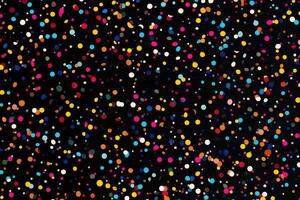 AI generated Confetti background with speckled design. photo