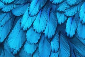 AI generated Abstract blue pattern from butterfly wings photo