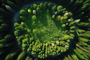 ai generado zumbido capturas maravilloso europeo bosque paisaje foto