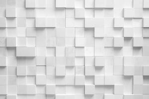 AI generated White concrete tile wall with modern floors and textures for home and business decoration, including bedroom. photo