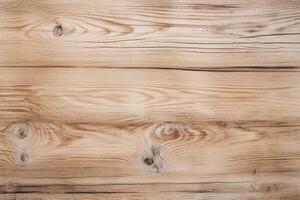 AI generated Light wood texture with old natural pattern photo