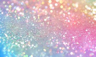 AI generated Colorful glitter background with bokeh defocused lights and shadow photo