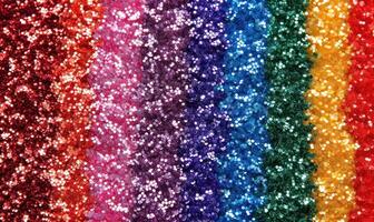 AI generated Colorful glitter background with bokeh defocused lights and shadow photo